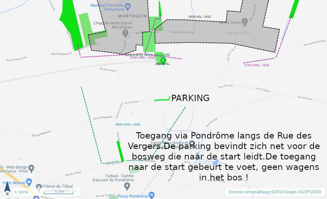 Acces parking NL